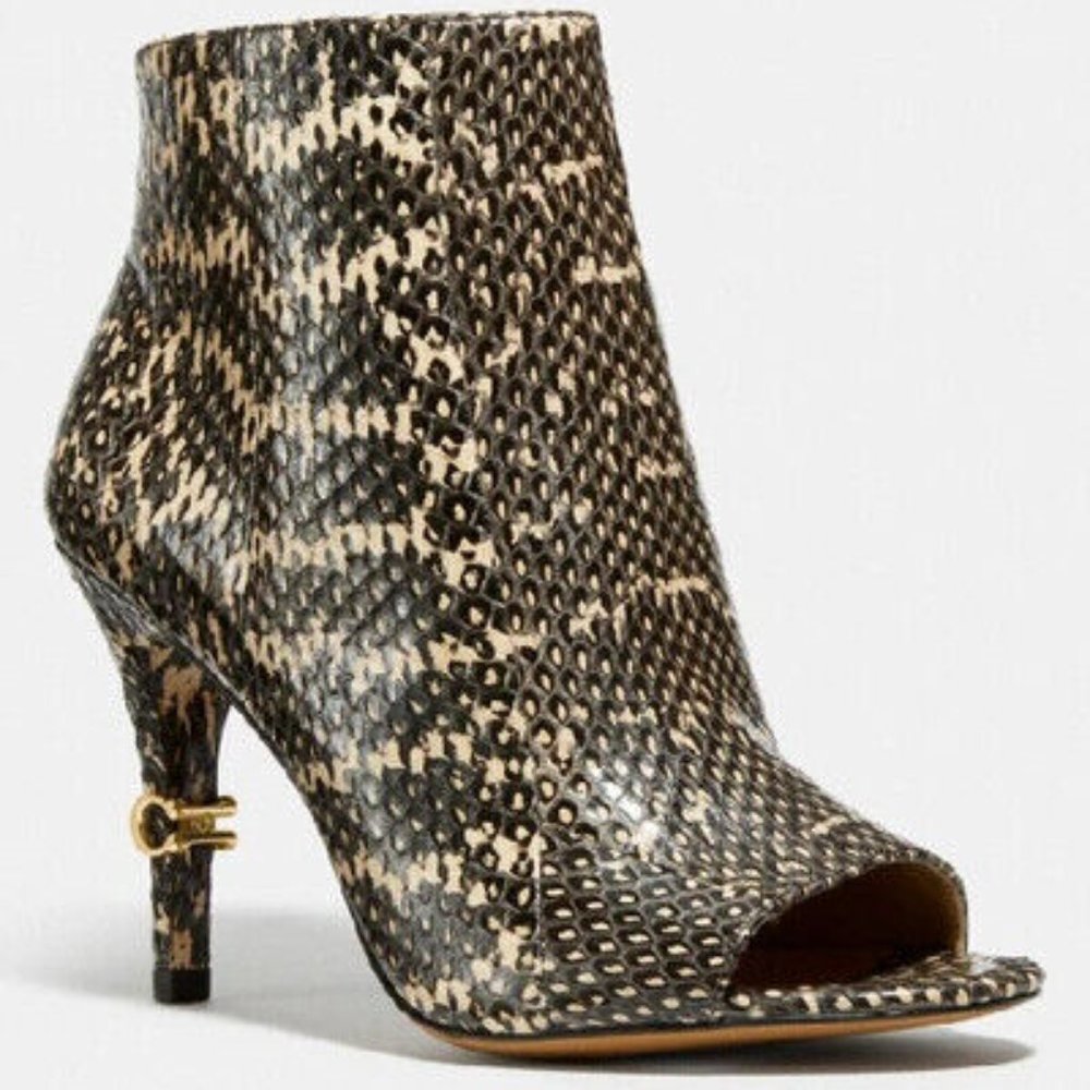 Coach Remi "Snake Bite" Bootie (Size 9)